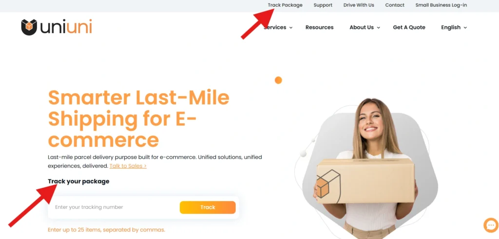 Find Your UniUni Tracking Number